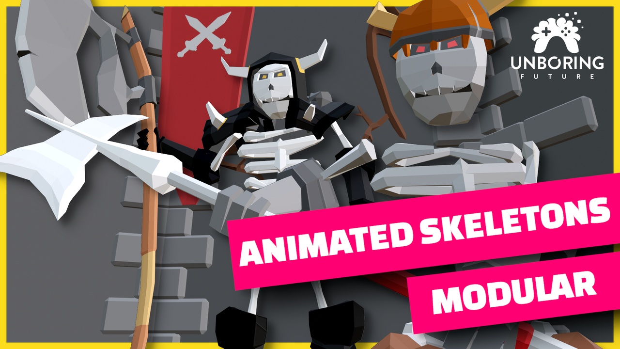 Medium 1 für Eintrag LOW POLY SKELETONS - Animated