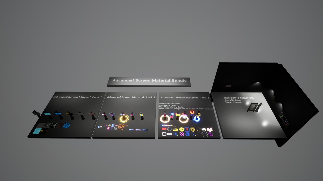 Media 1 for listing 4 IN 1 Advanced Screen Material Bundle + Interactive Materials / AI SOURCES