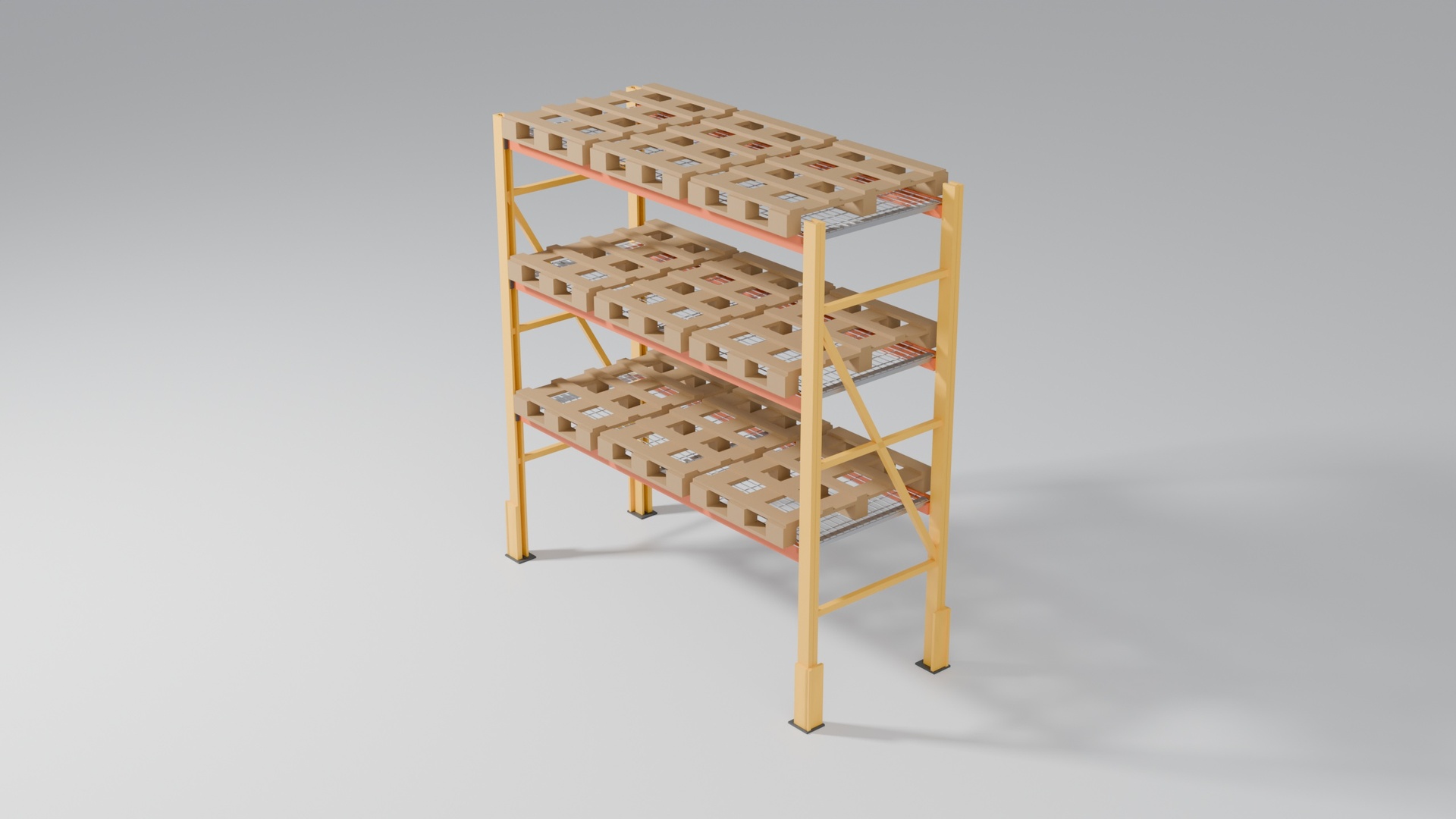 Media 1 for listing Modular Warehouse Pallet Racking System