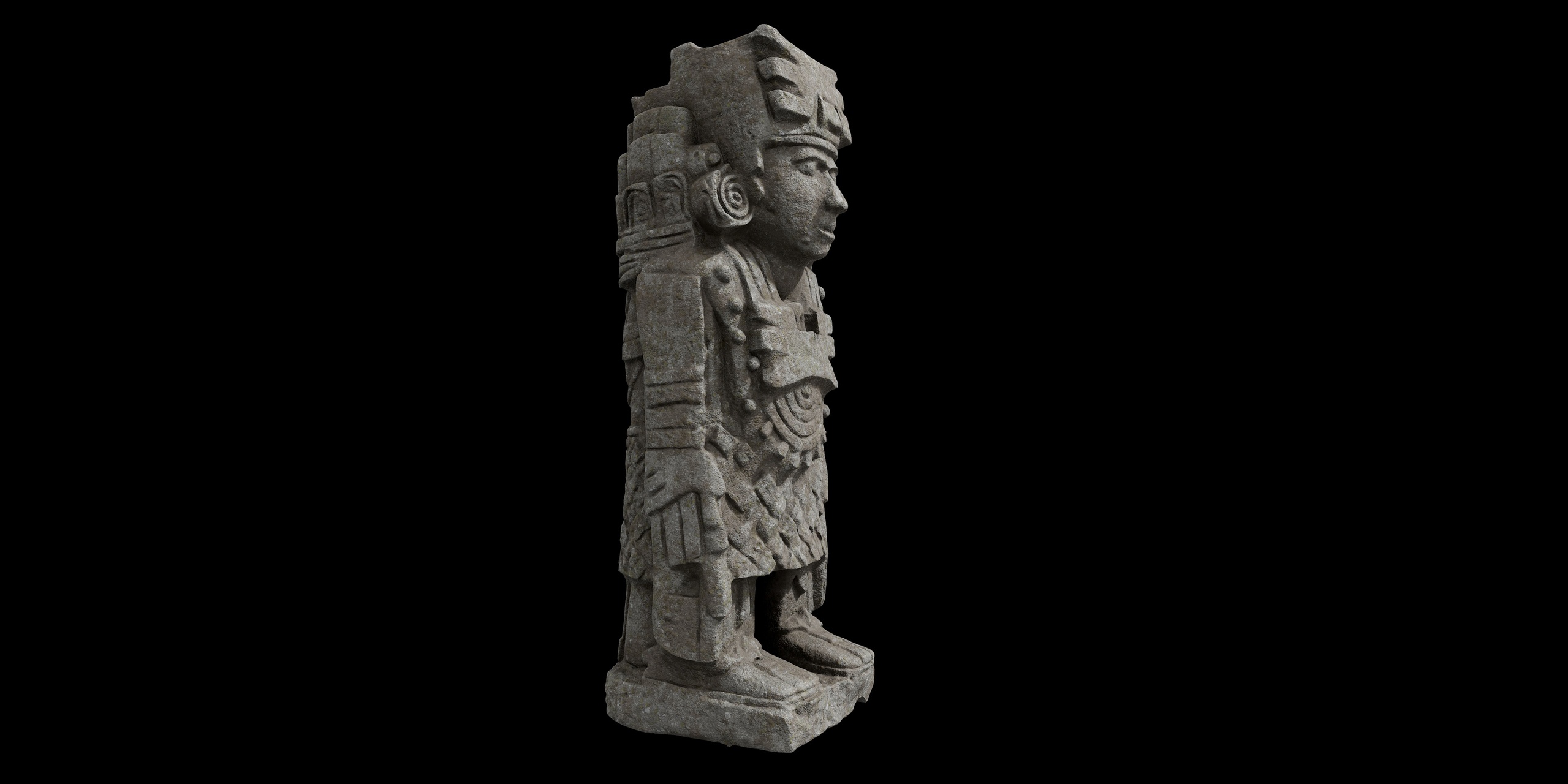 Media 1 for listing Aztec Temple Statue