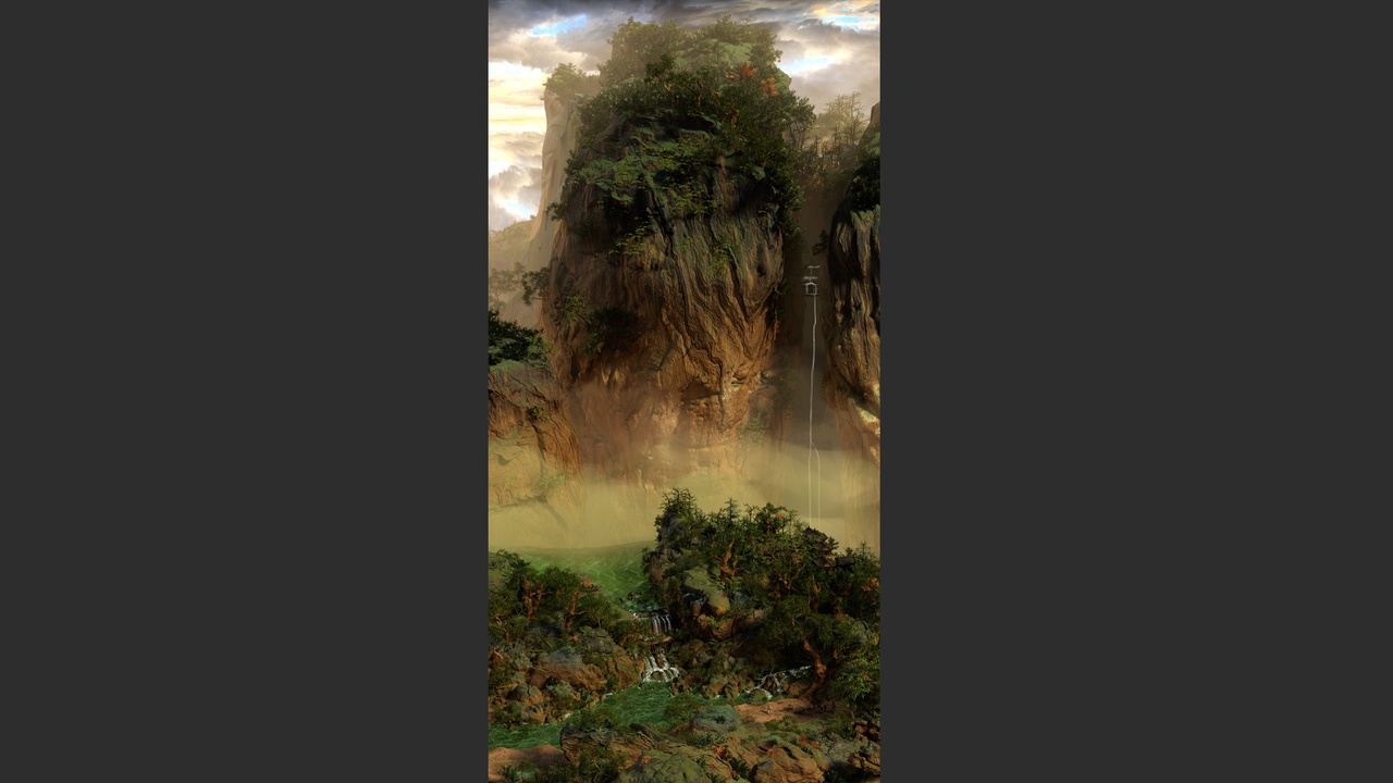 Media 1 for listing Travelers in the Mountain Stream