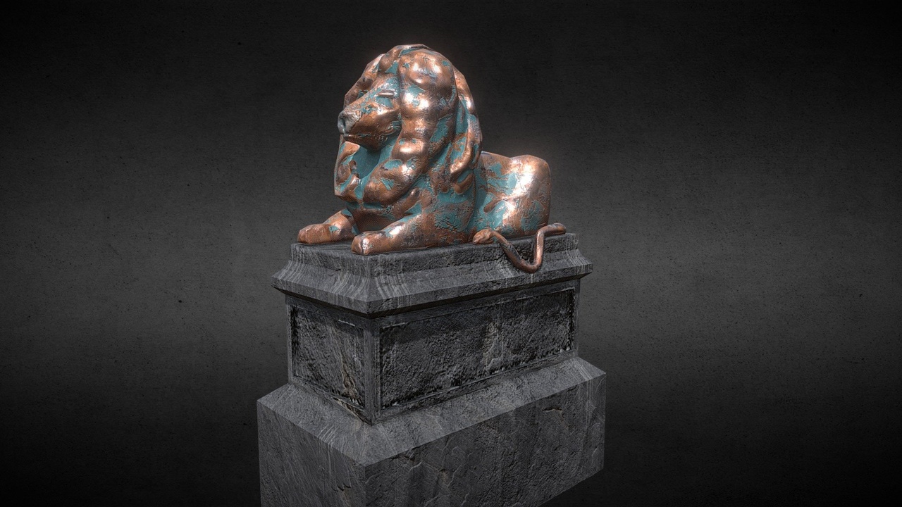 Media 1 for listing Bryant Park Lion Statue