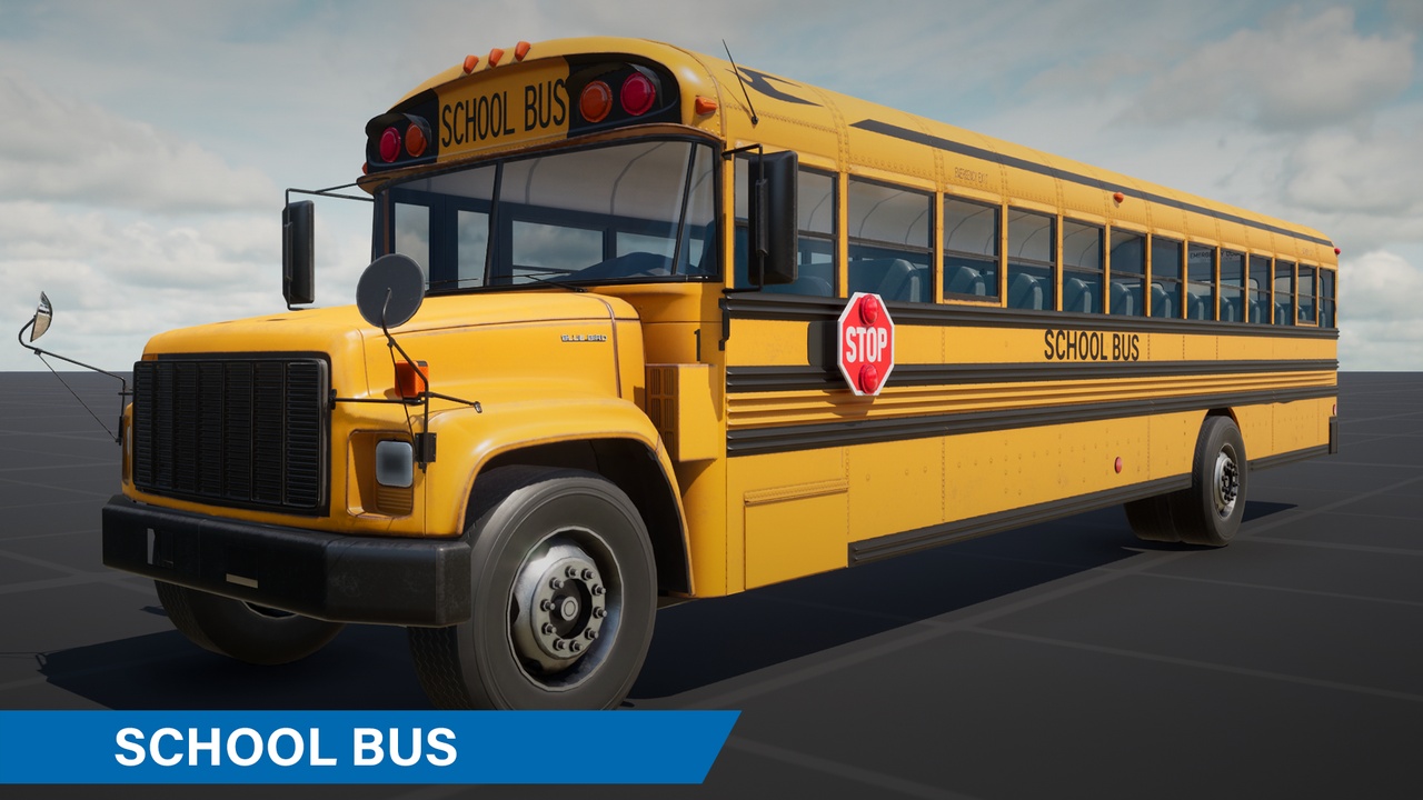 商品 Realistic School Bus 的媒体 1