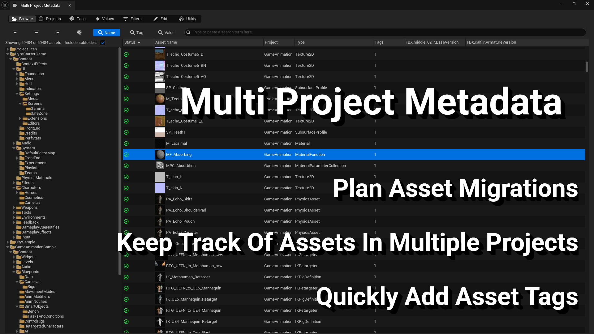 Multi Project Metadata | Fab