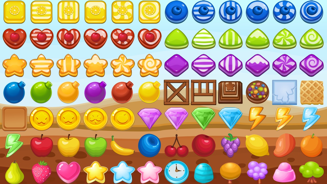 Media 1 for listing Candy Cookie Icons