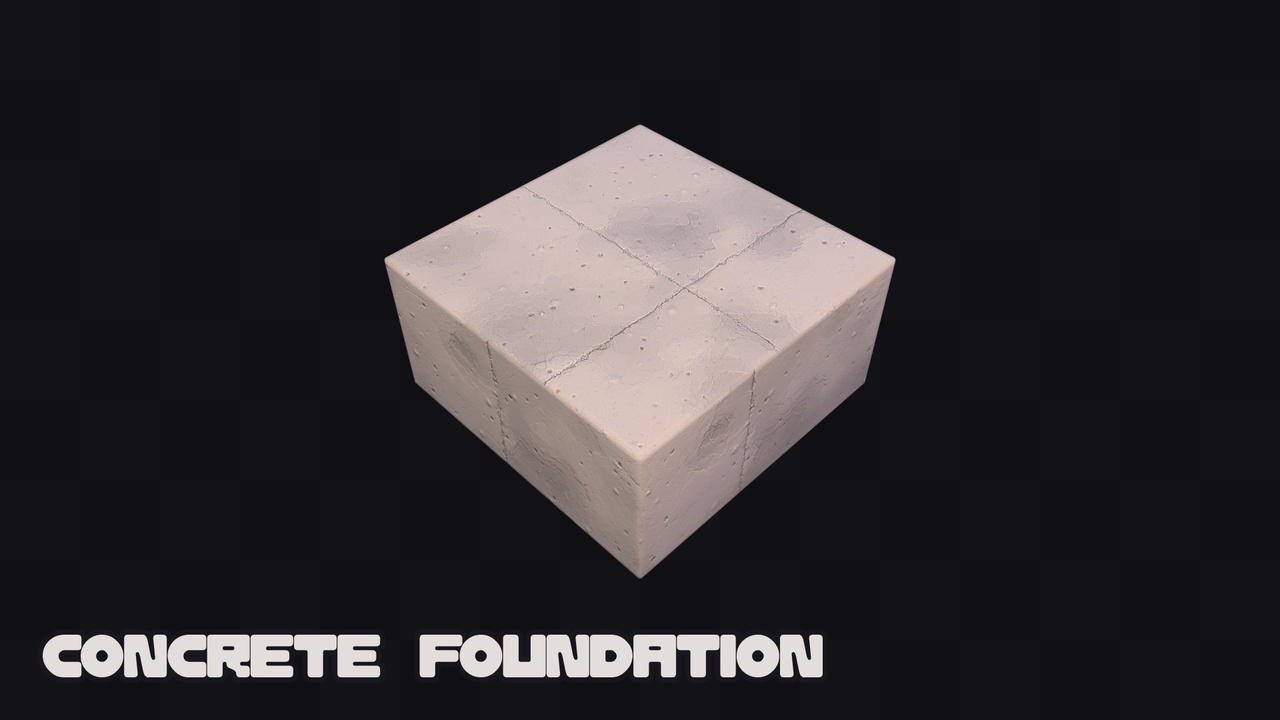 Media 1 for listing CONCRETE FOUNDATION 100x100x50 CM