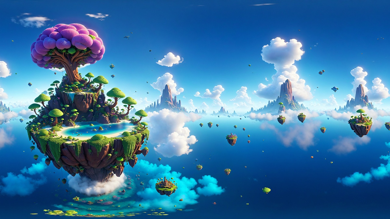 Media 1 for listing 53 HDRI Floating Fantasy Island Panoramas