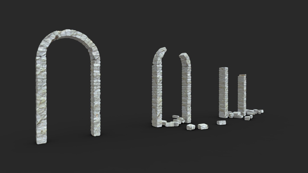 Media 1 for listing Stone Arch Pillars - Ruins
