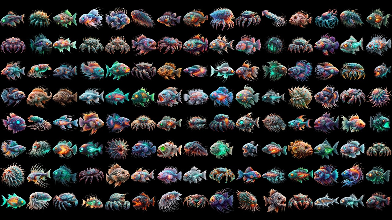 Media 1 for listing Hi-Def Sea Creatures 500+ Sprites