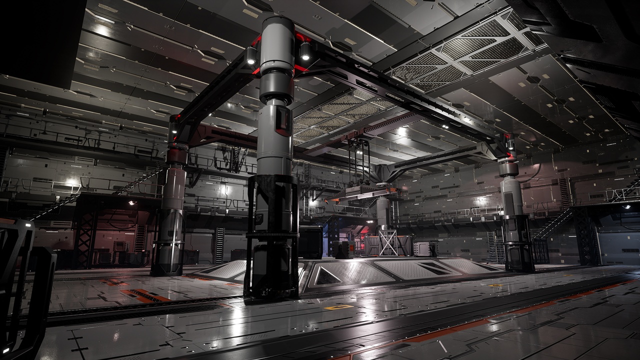 Modular Space Hangar 제 품 등록을 위한 미디어 1개