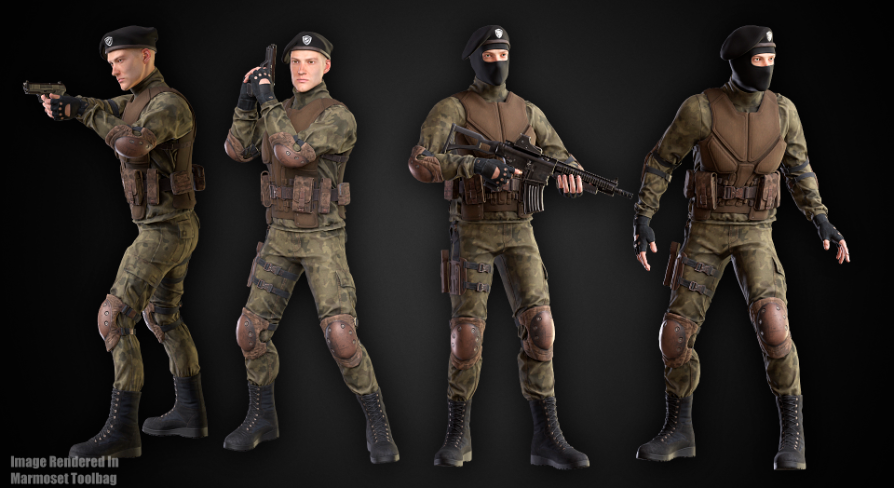 Military Spy Khaki Skin | Fab