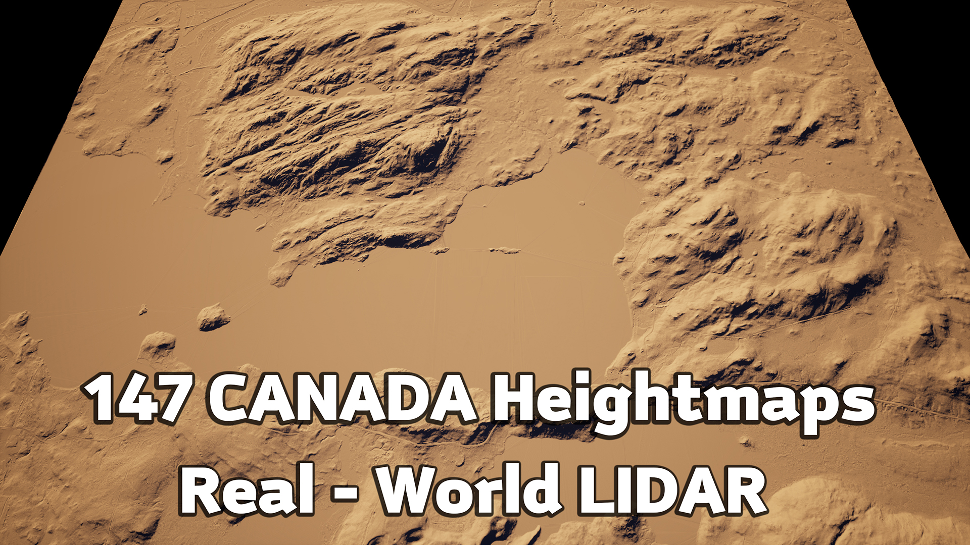 8k Canada Heightmaps (part 2) | Fab