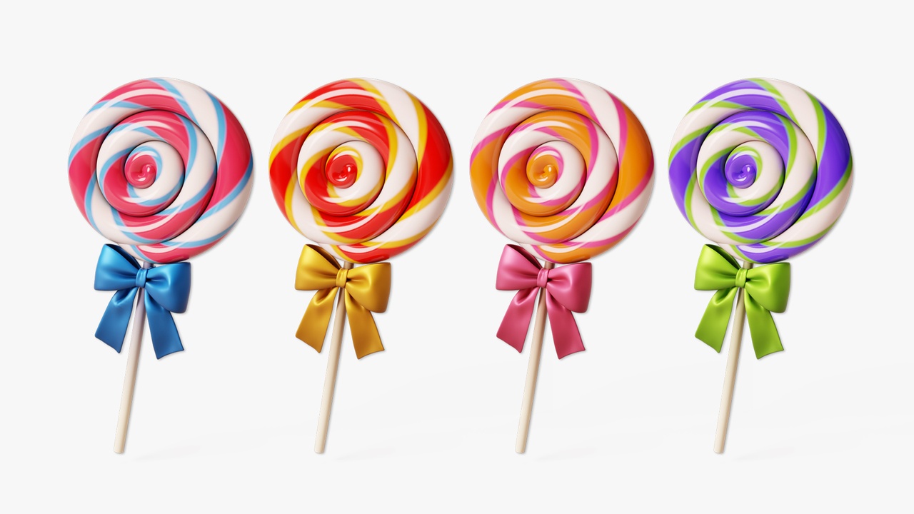 Media 1 for listing Swirl Lollipop Stylized