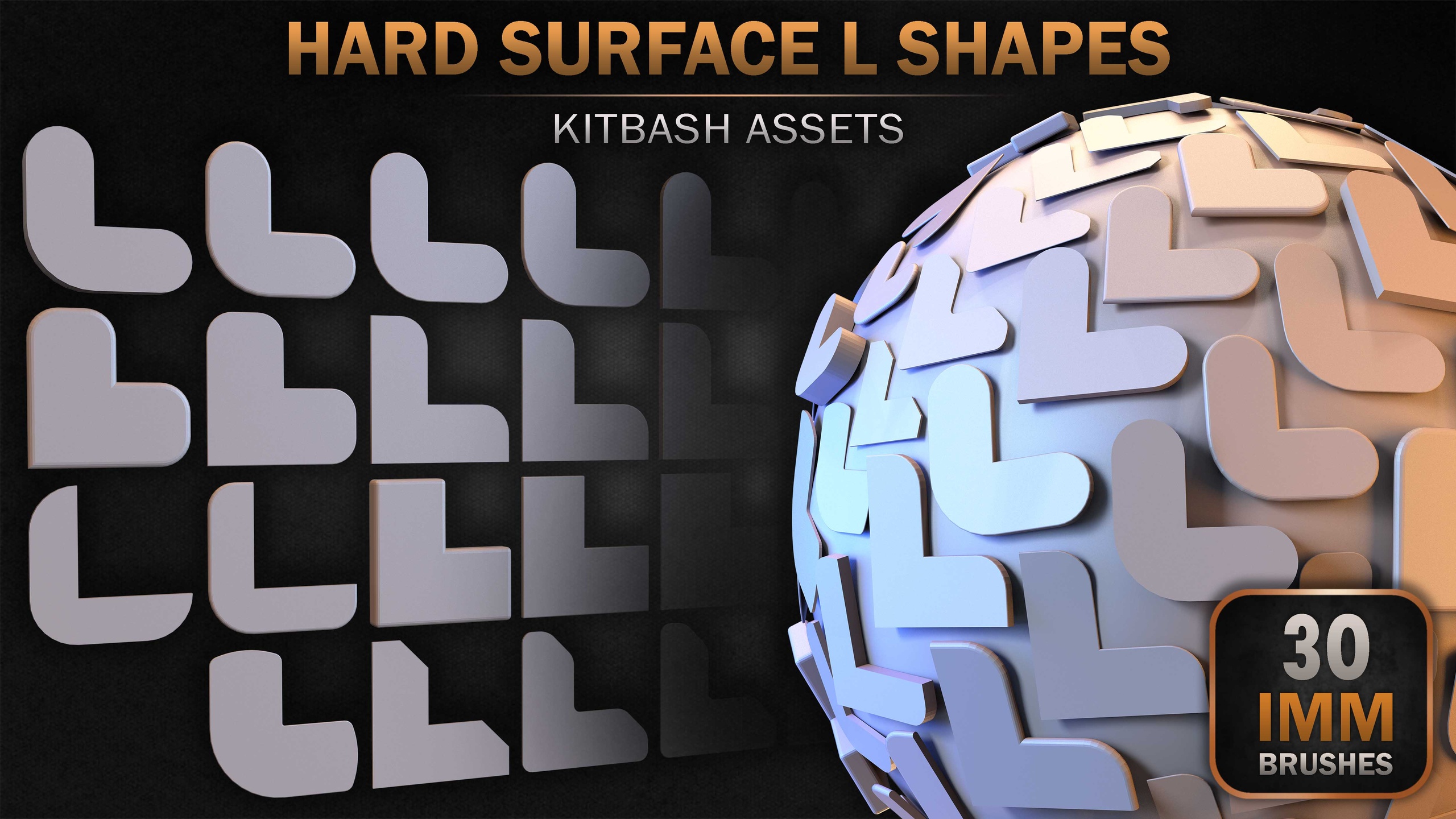 Media 1 for listing 30 Hard Surface IMM L Shapes
