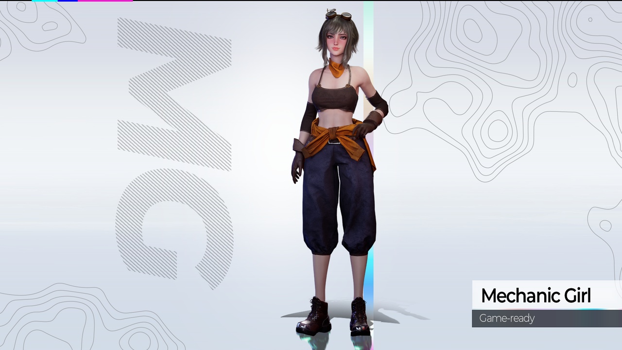 Media 1 for listing Mechanic Girl