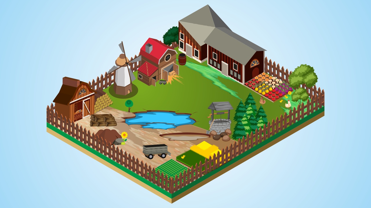 Media 1 for listing 2D Isometric Farm Pack