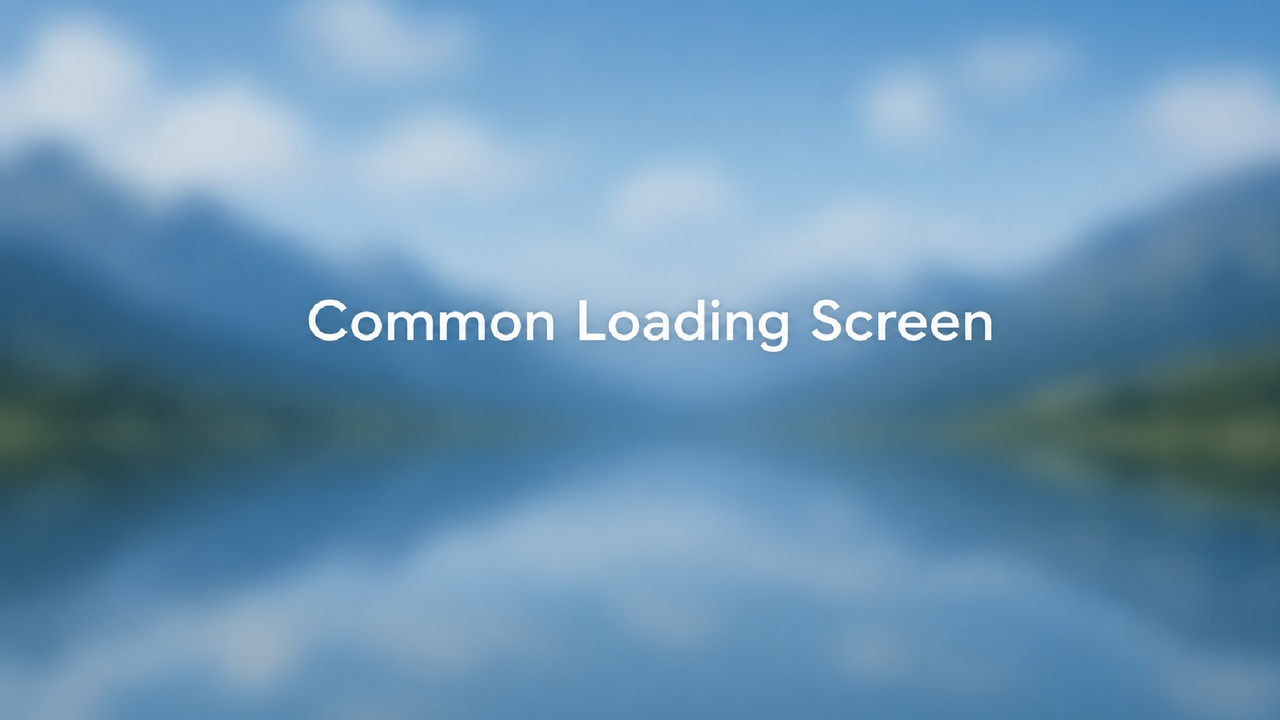 Common Loading Screen | Fab