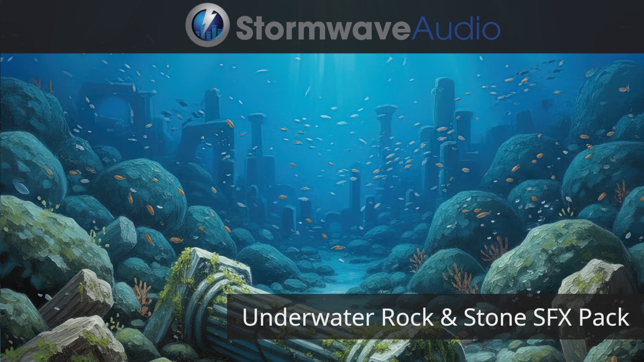 Media 1 for listing Underwater Rock And Stone Sound Effects Pack