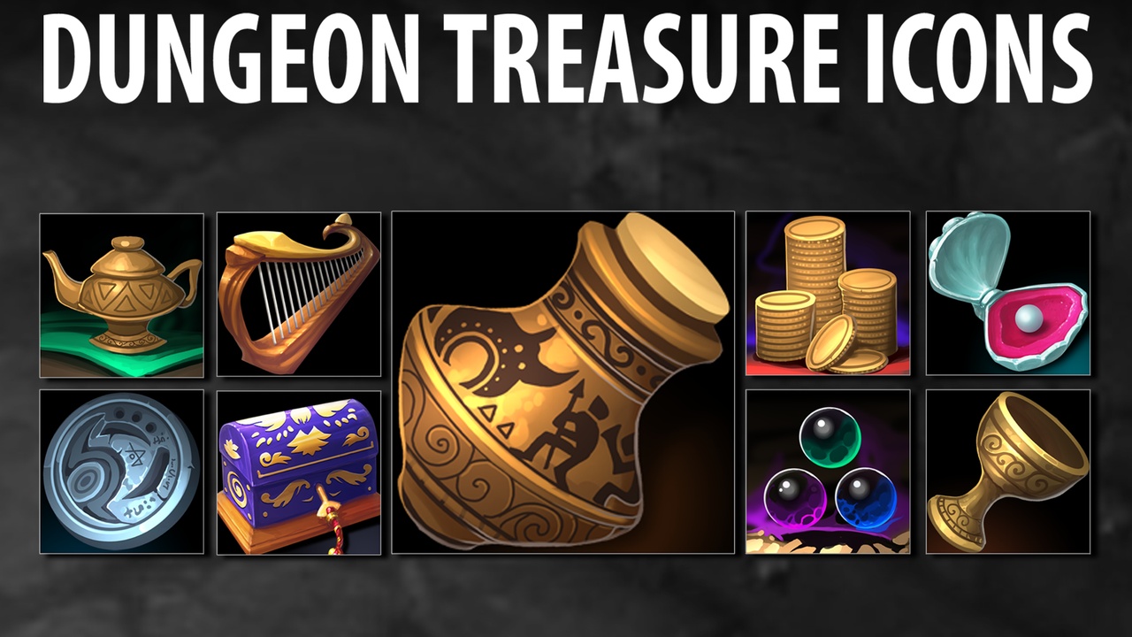 出品Dungeon Treasure Iconsのメディア1