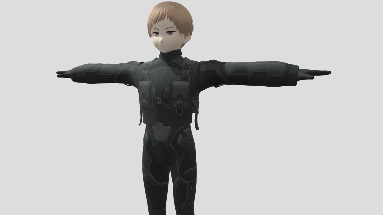 Media 1 for listing 【Anime Character】Armor Male (V1/Unity 3D)