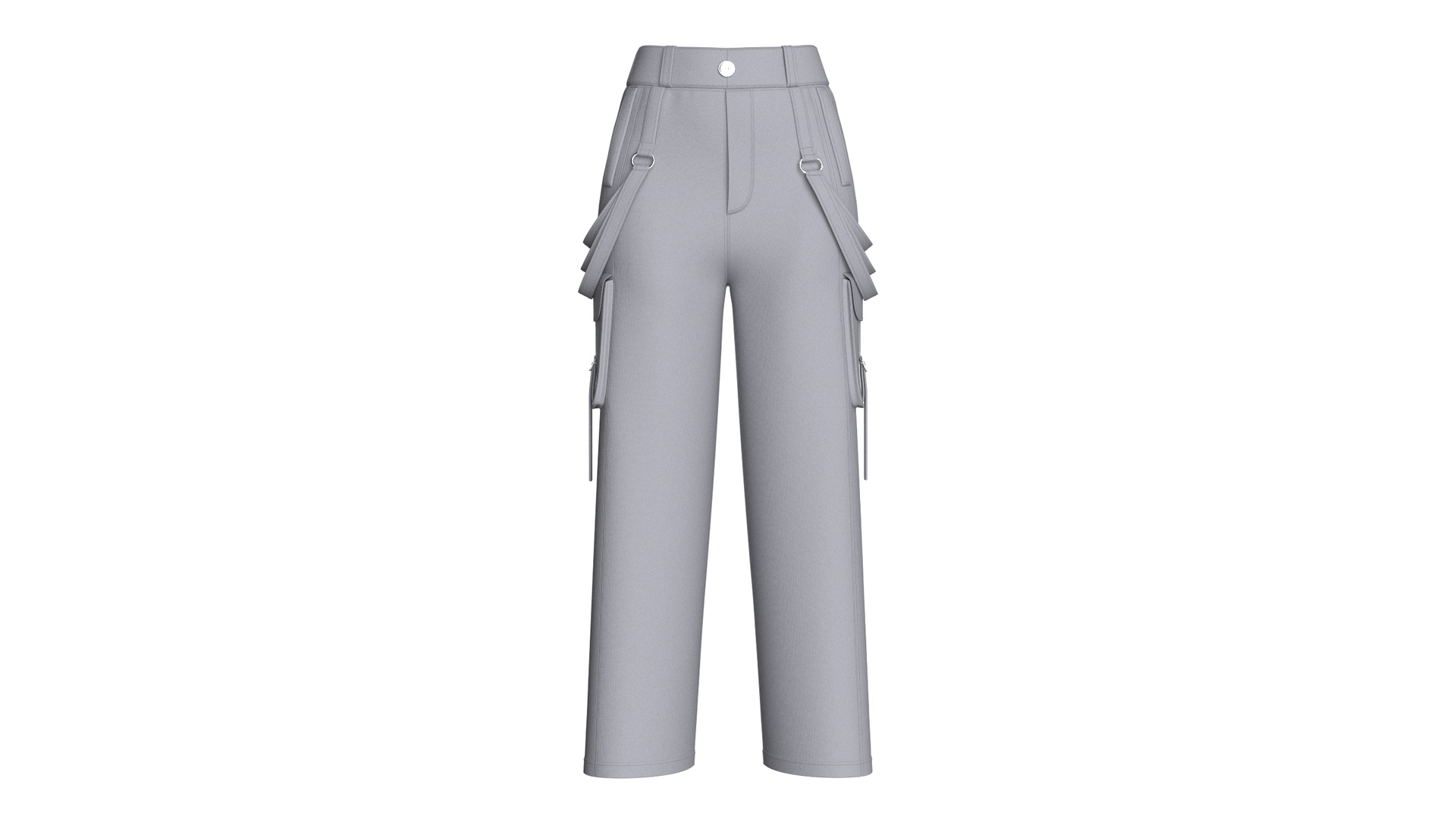 Media 1 for listing Girls Techwear Strap Detail Cargo Pant | High Poly