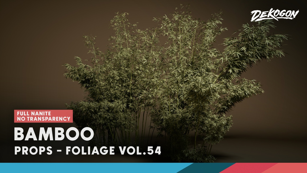 Media 1 for listing Foliage VOL.54- Bamboo (No Transparency Nanite)