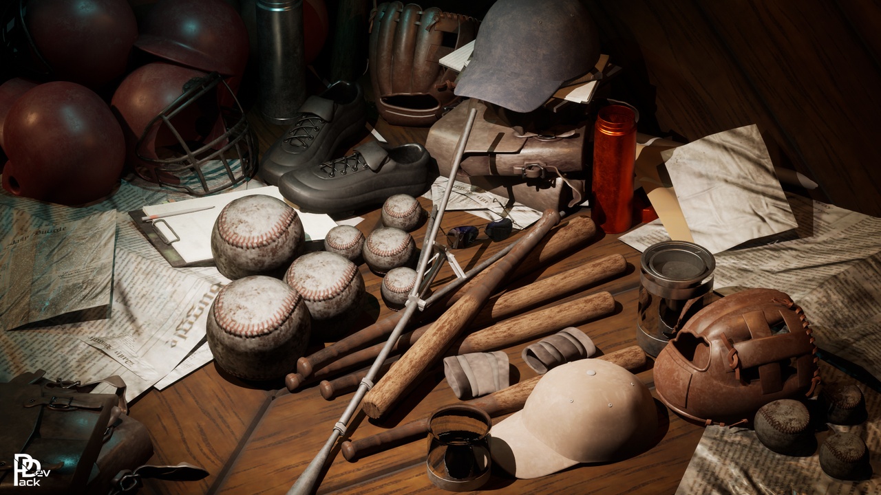 商品 Baseball Props / 24 Assets 的媒体 1