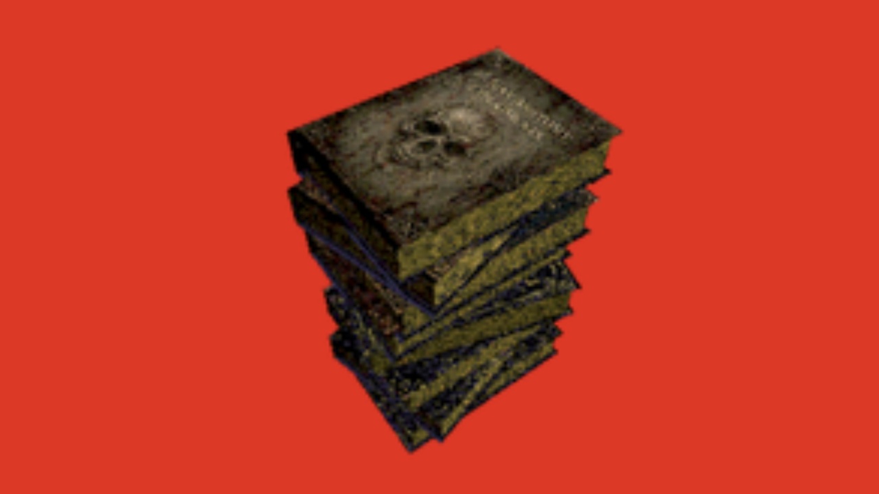 Media 1 for listing (PSX) - 8 Dark Books Stack