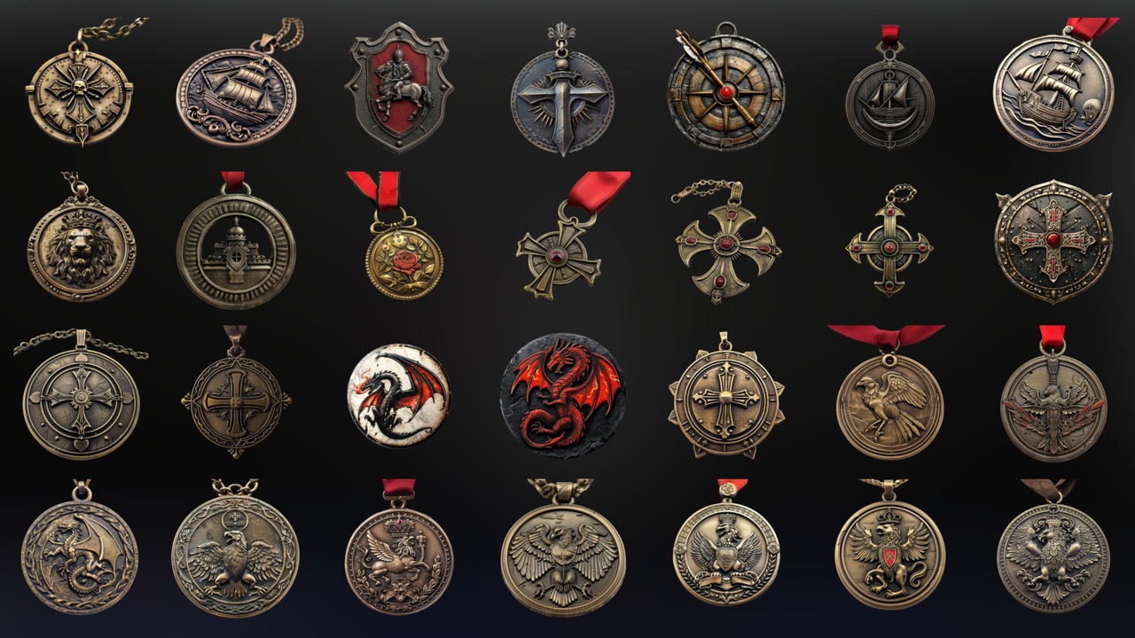 Media 1 for listing Knight's Medals - Icon Pack