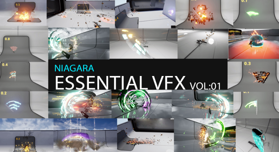 Advanced Niagara Essential VFX Vol:01 | Fab