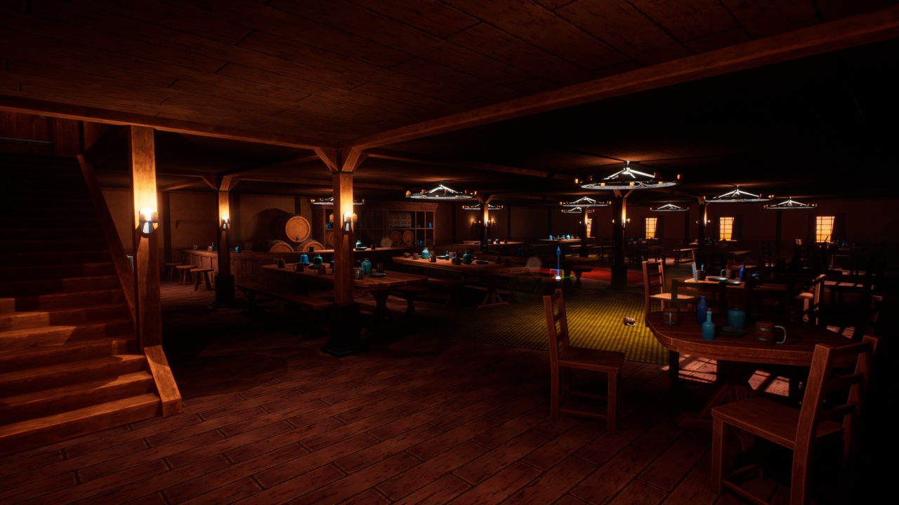 Media 1 for listing Stylized medieval Tavern