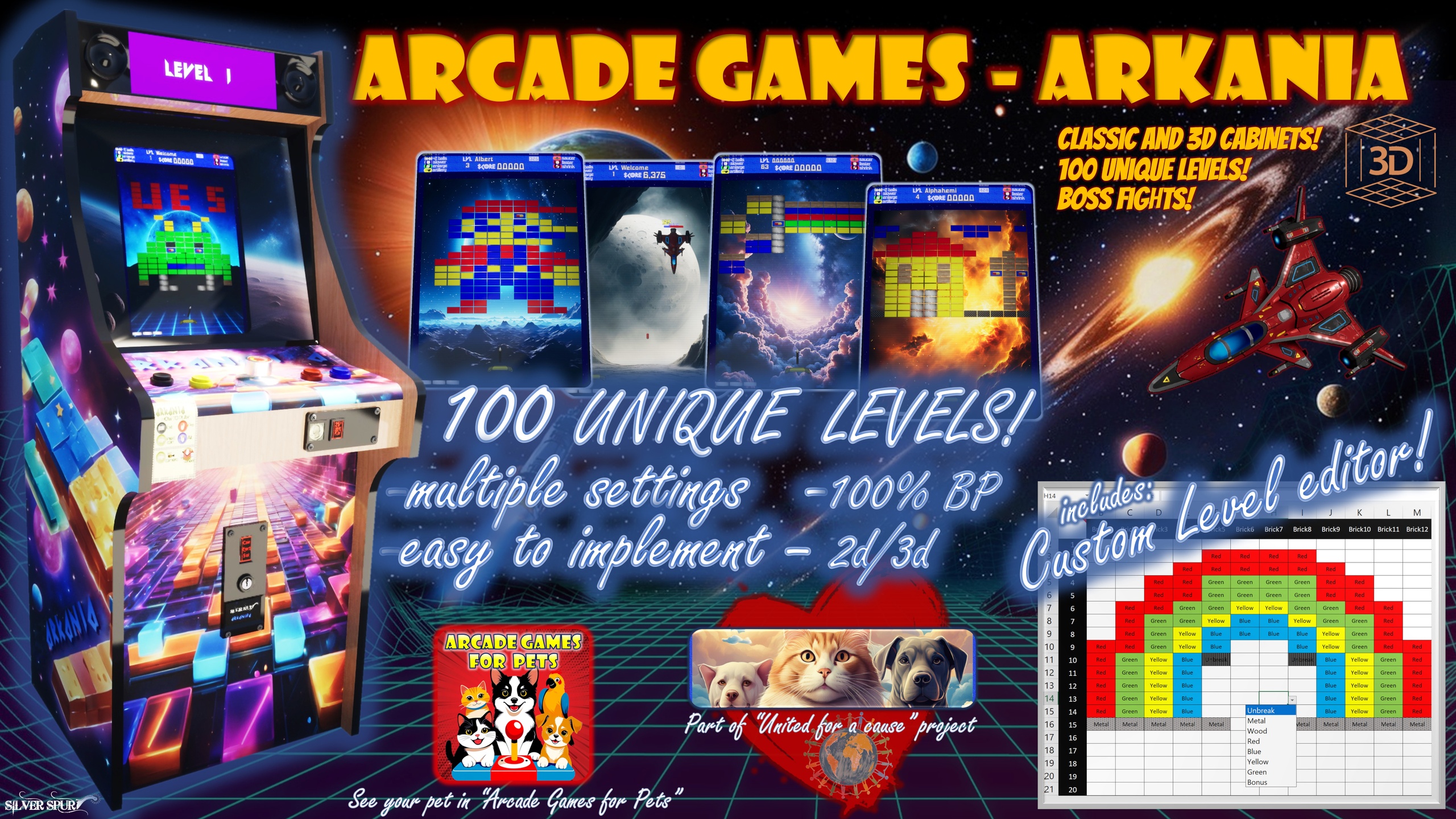 Media 1 for listing ARCADE GAMES - ARKANIA