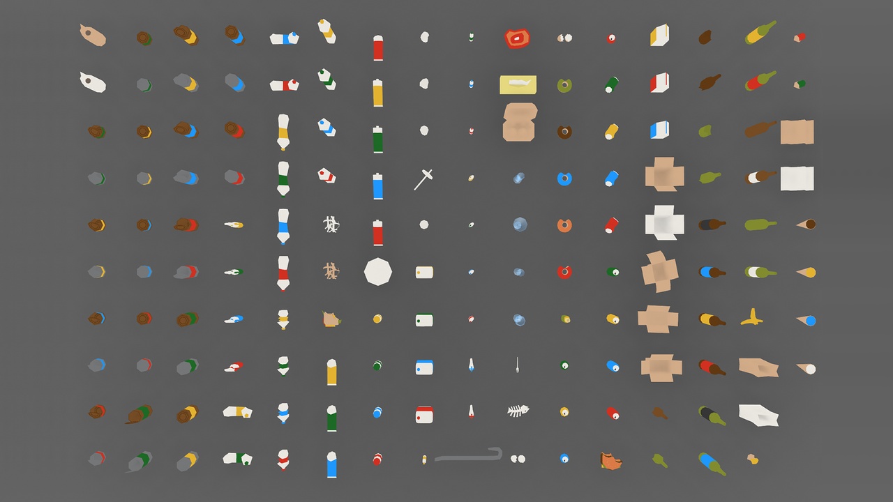 Media 1 for listing Low Poly Garbage Recycling Assets