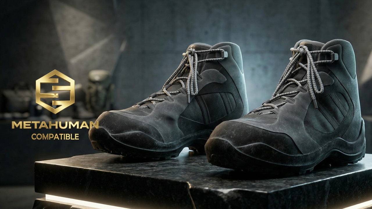 Media 1 for listing Futuristic Mid Top Tactical Terrain Sneakers with Reinforced Outdoor Utility Sha