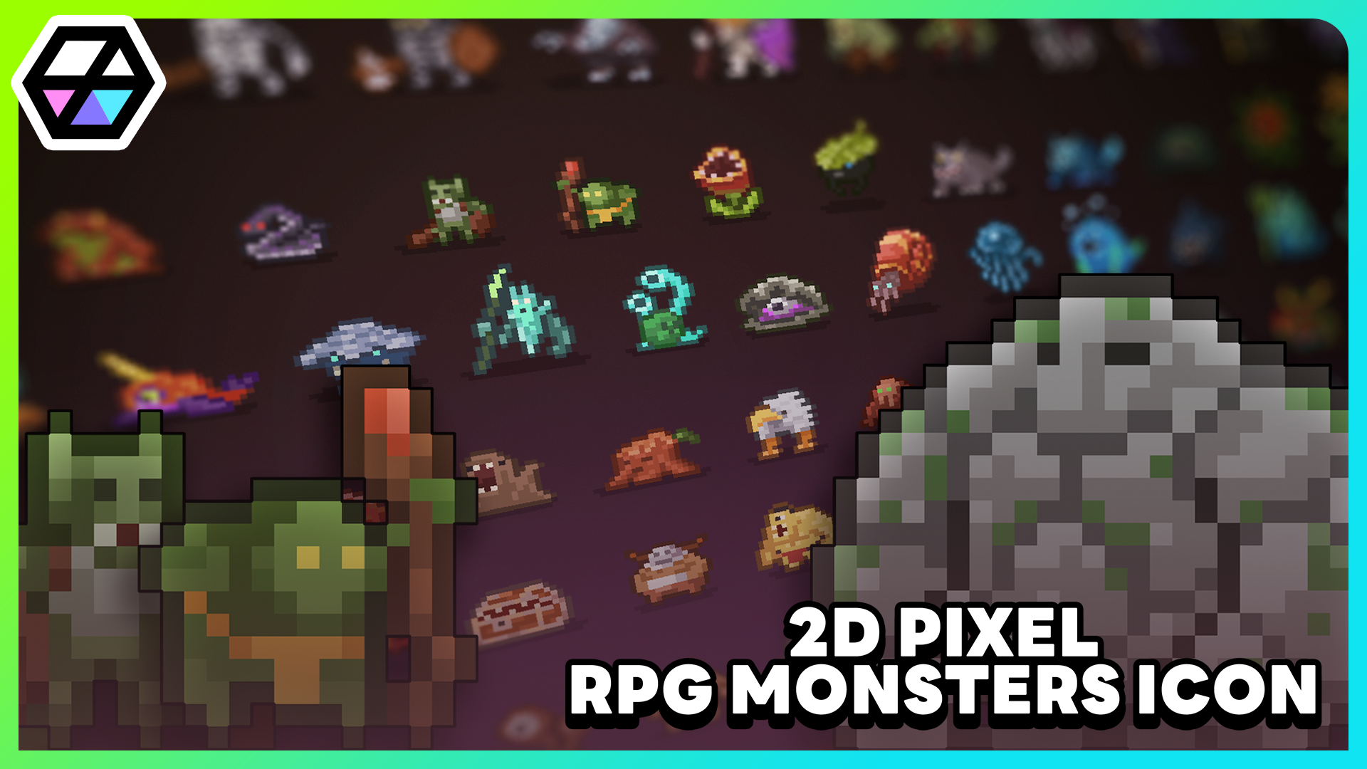 2D Pixel - RPG Monster Pack | Fab