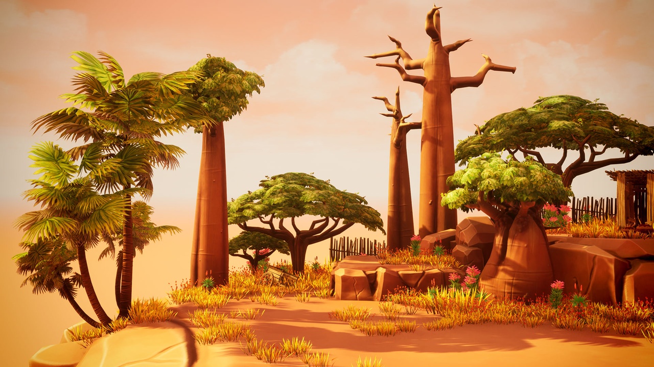 Media 1 for listing Stylized African Landscape