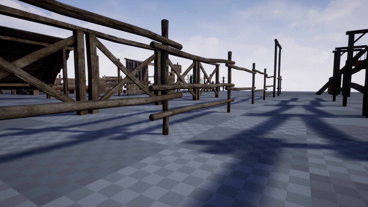 Media 1 for listing Medieval Training Area Props