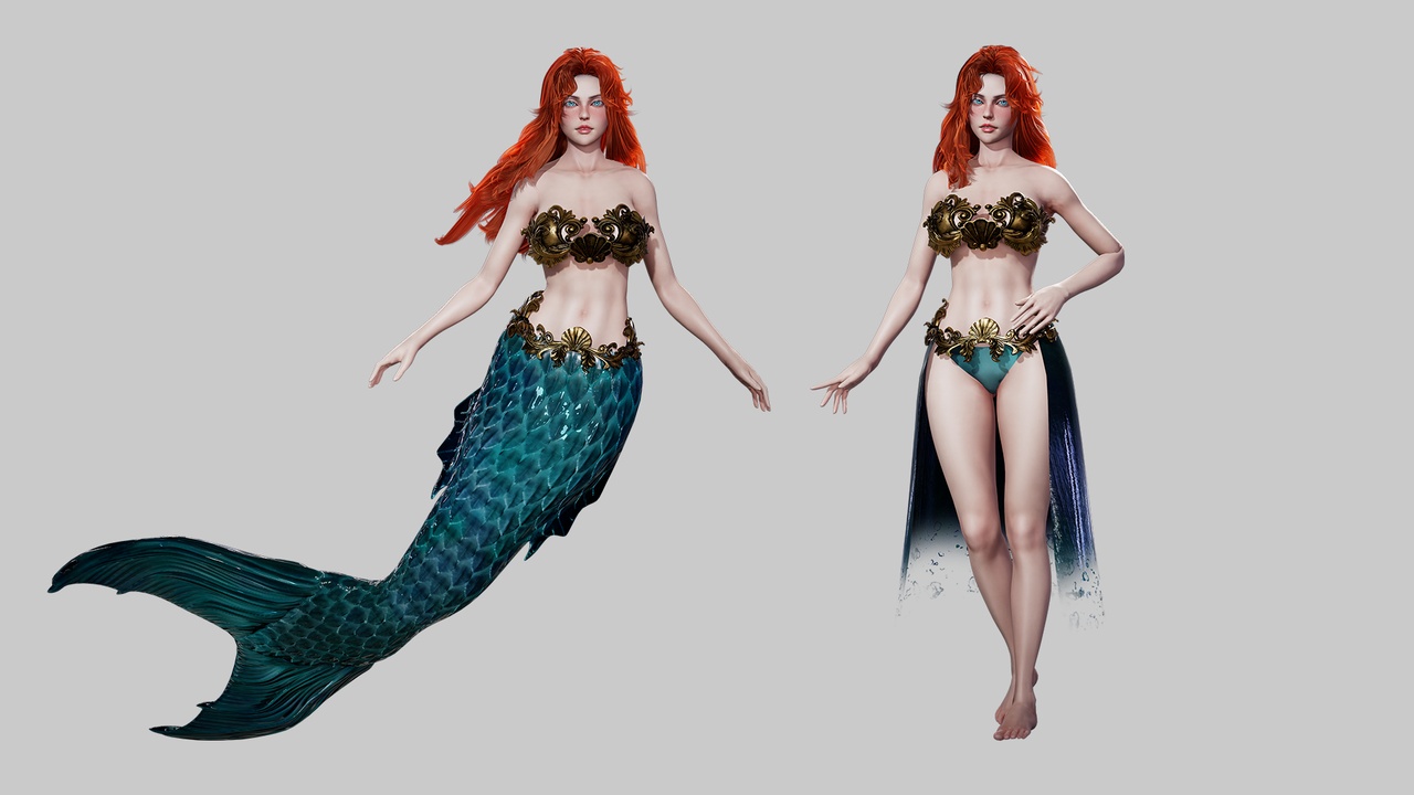 Media 1 for listing Mermaid Girl