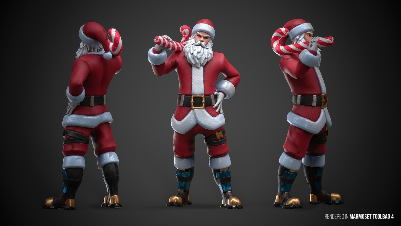 Media 1 for listing Stylized Santa