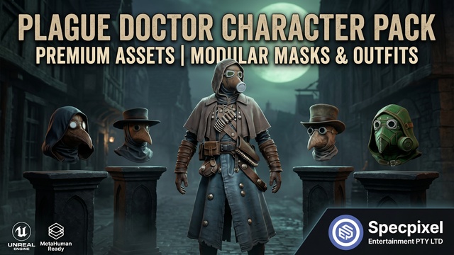 Plague Doctor Character Pack