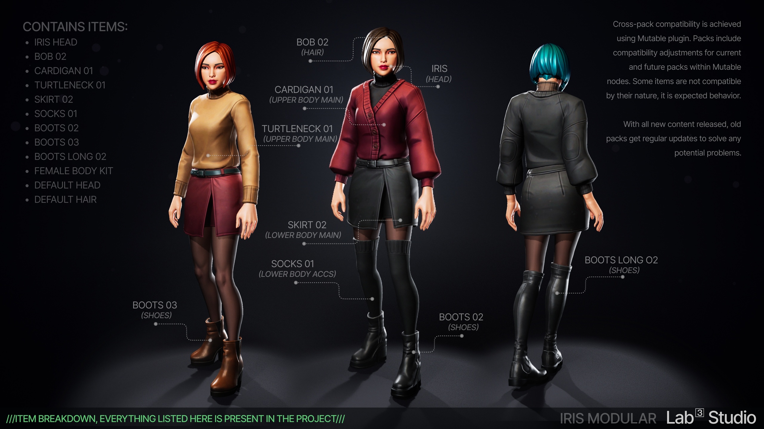 Media 1 for listing Iris: Stylized Character