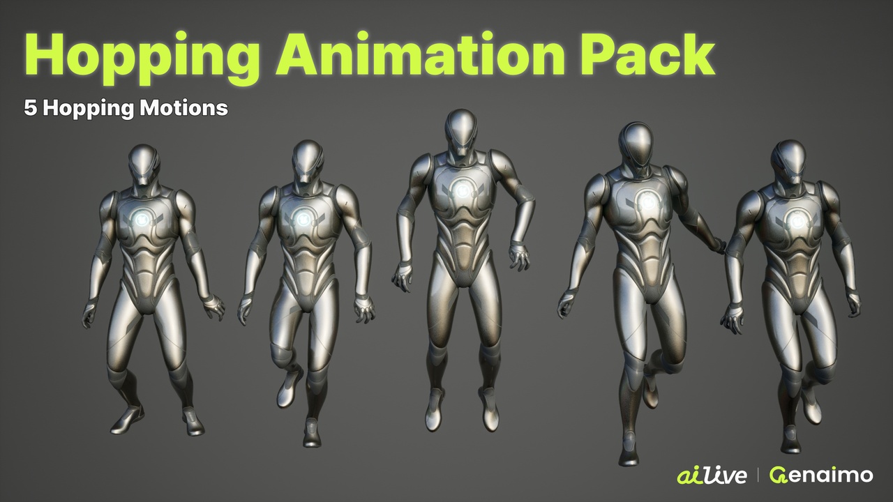 Media 1 for listing Hopping Animation Pack