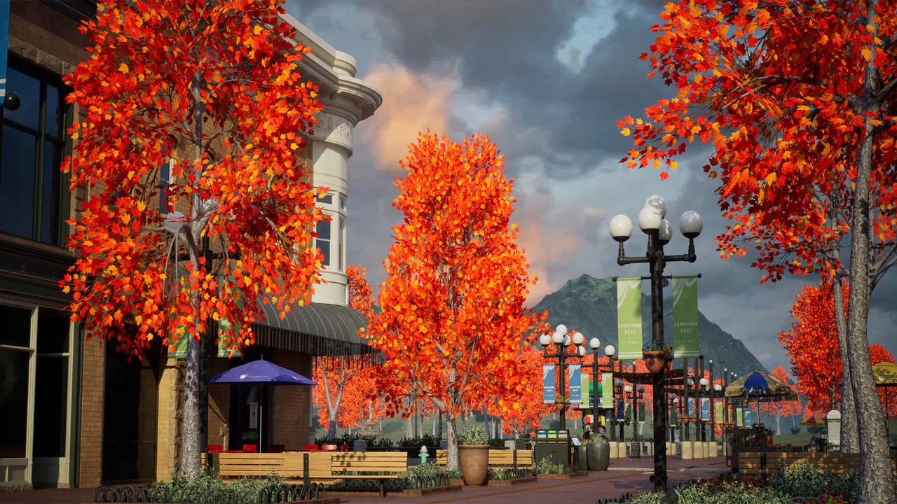 Media 1 for listing Realistic Low Poly Fall Maple Trees 164M