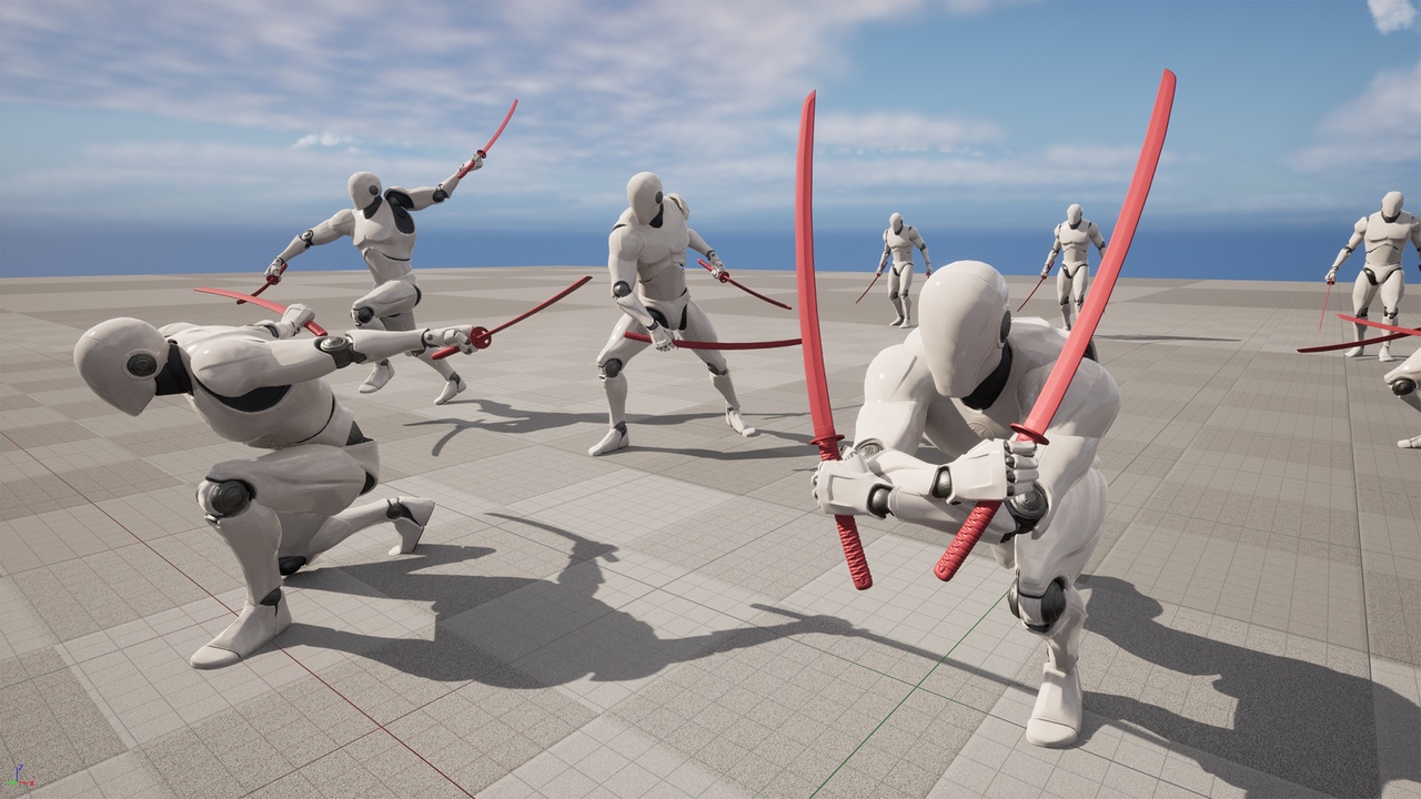 Media 1 for listing Handsome Twin Sword Animations