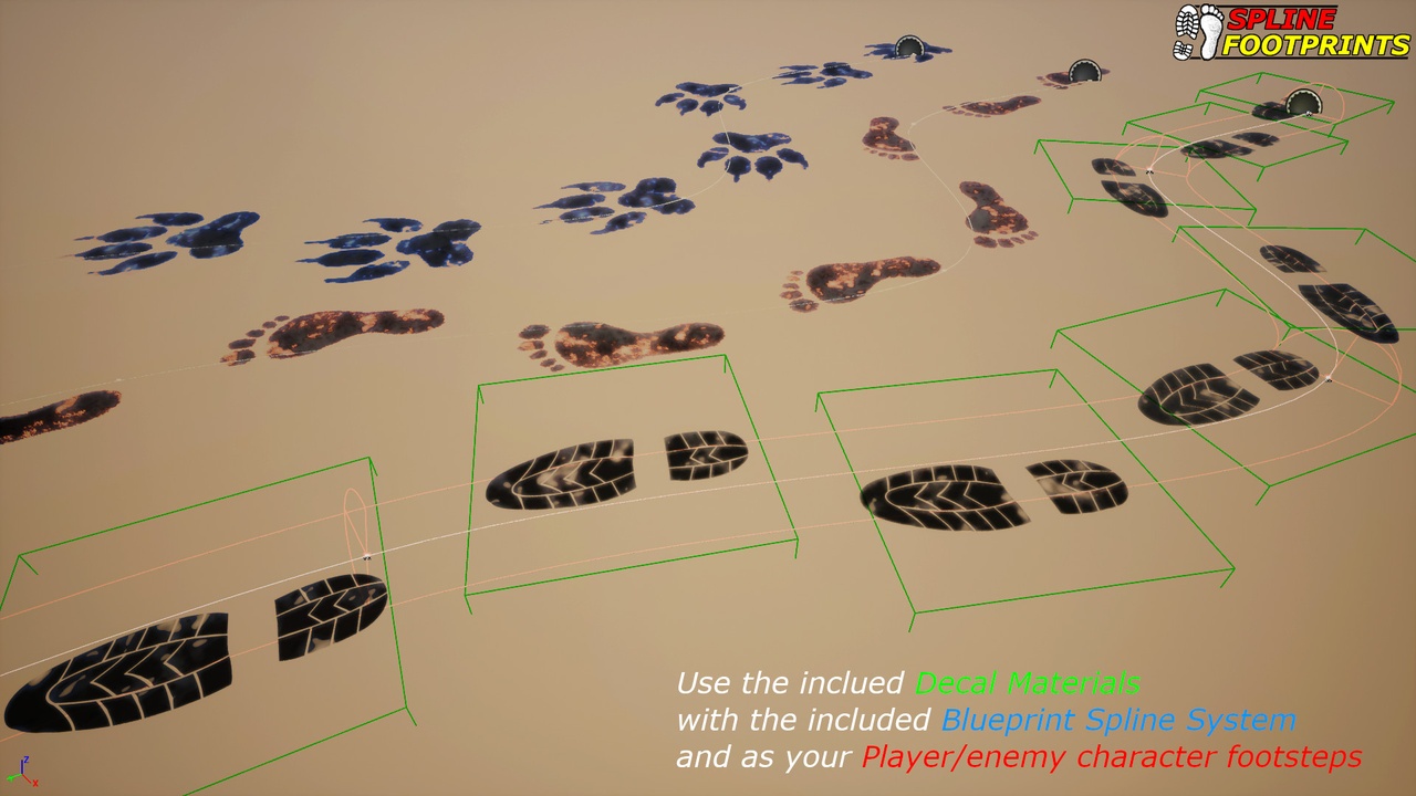 Spline Footprints System | Fab