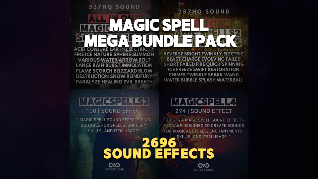 Media 1 for listing All Magic Spell Mega Bundle Pack