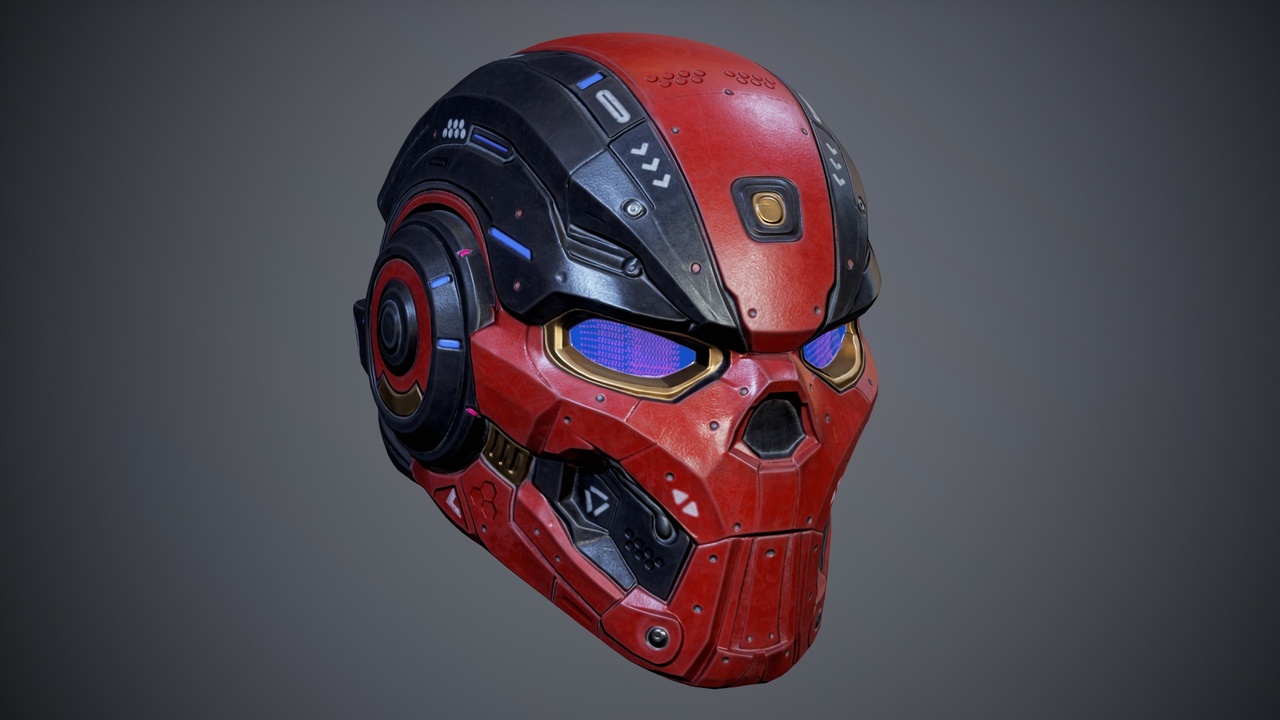 Media 1 for listing Sci Fi Helmet p01
