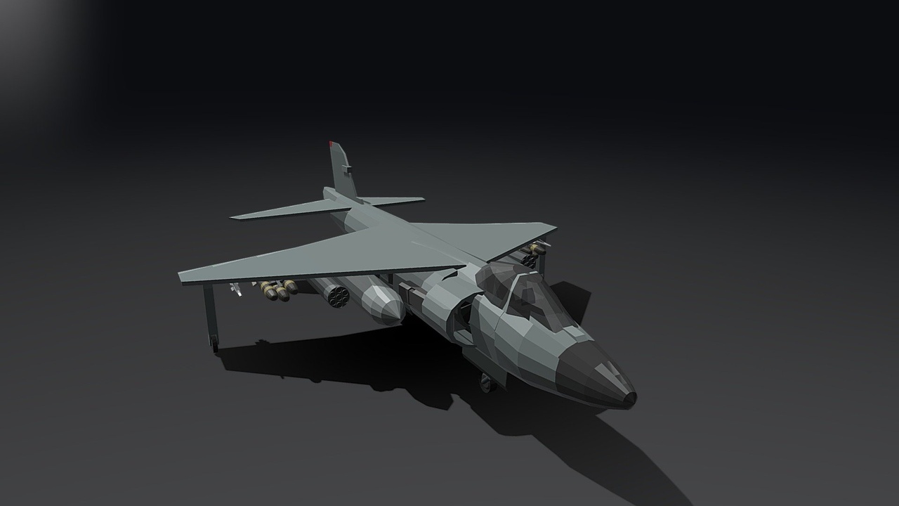 Media 1 for listing Low poly AV-8B Harrier II