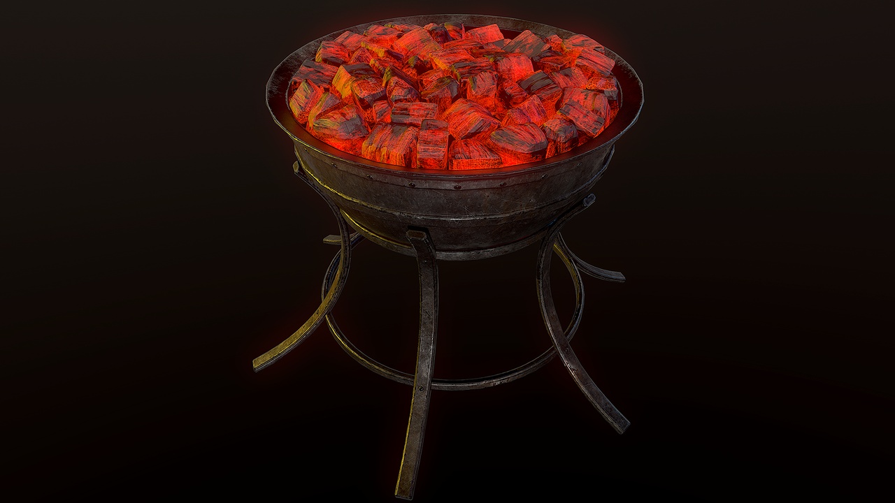Media 1 for listing Game Ready Dark Fantasy Brazier