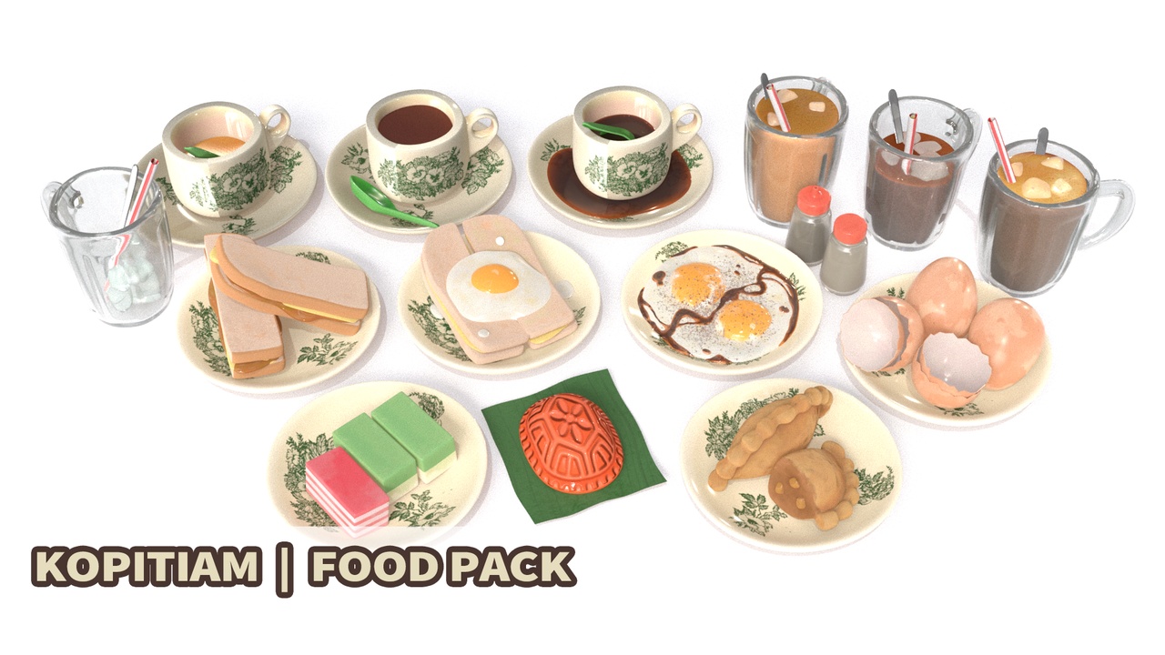 Media 1 for listing Kopitiam Food Pack | Nanyang Coffee Shop Food